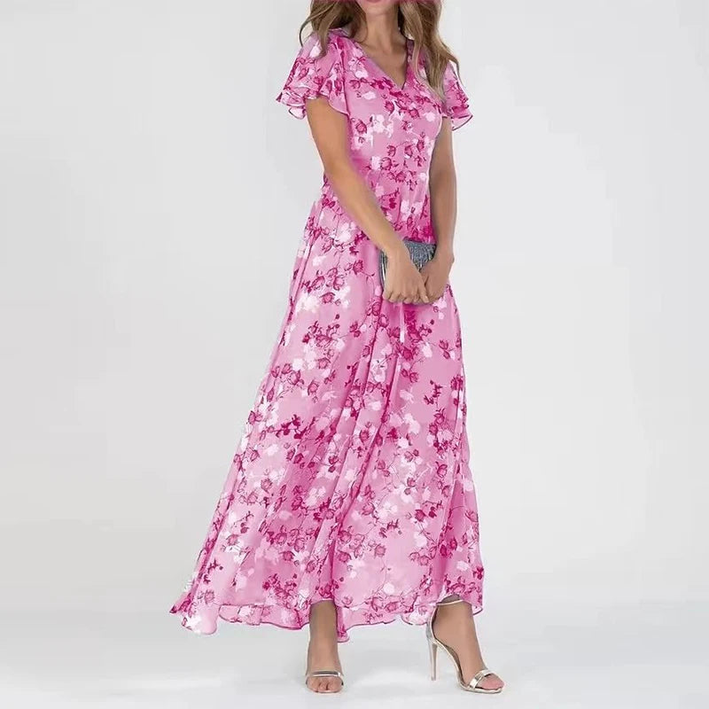 Elegant Summer Dress | Women's Dress with Flattering Silhouette | Perfect for Warm Weather Events