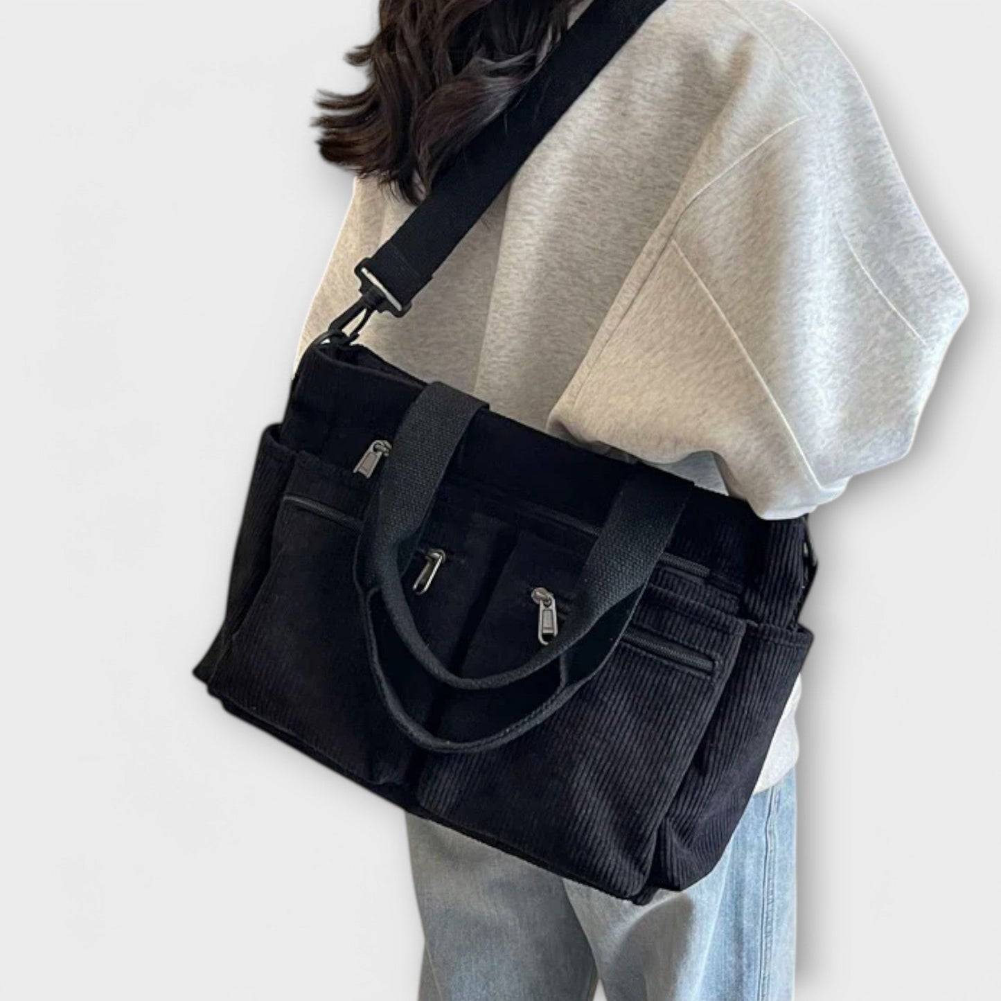 Everyday Tote Bag | Spacious Design with Functional Pockets | Stylish Accessory for Effortless Utility