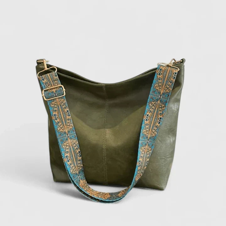 Kirsten | Women's Shoulder Bag with Decorative Strap Accents | Unique Style for Effortless Summer Outfits