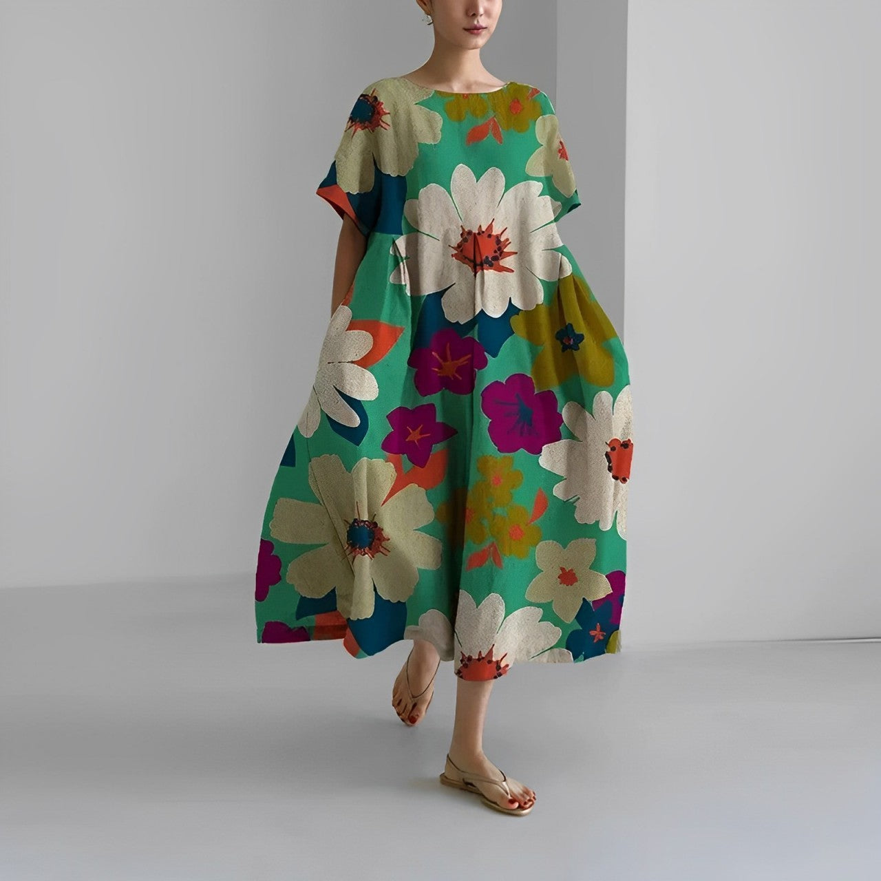 Ronja | Women's Summer Dress with Lightweight Fabric | Relaxed Fit for Everyday Comfort