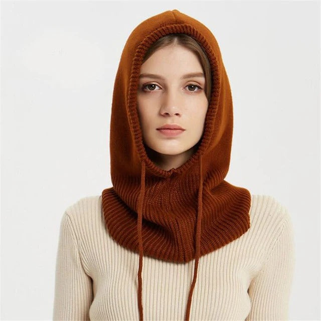 Cashmere-Blend Knit Beanie — Adjustable Drawstring Fit 8