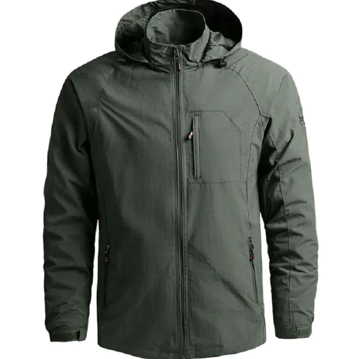 Men's Zip-Up Street Jacket — Stand Collar Urban Style 4