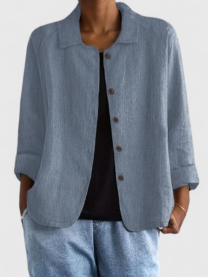 Women's Loose Fit Open-Front Layering Top — 13 Colors 2