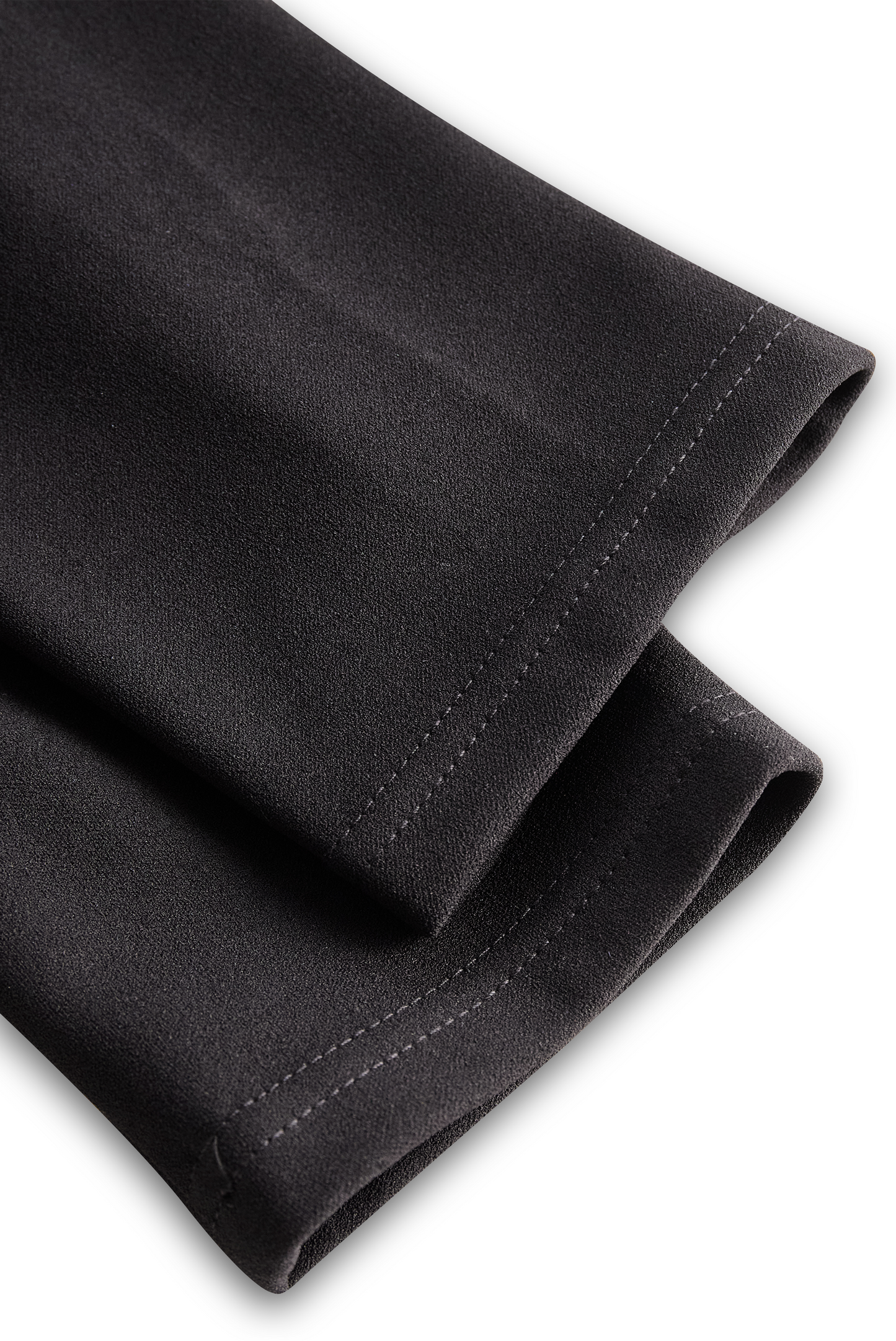 Claribel Refined Midi Dress — Mock Wrap Pencil Silhouette 14