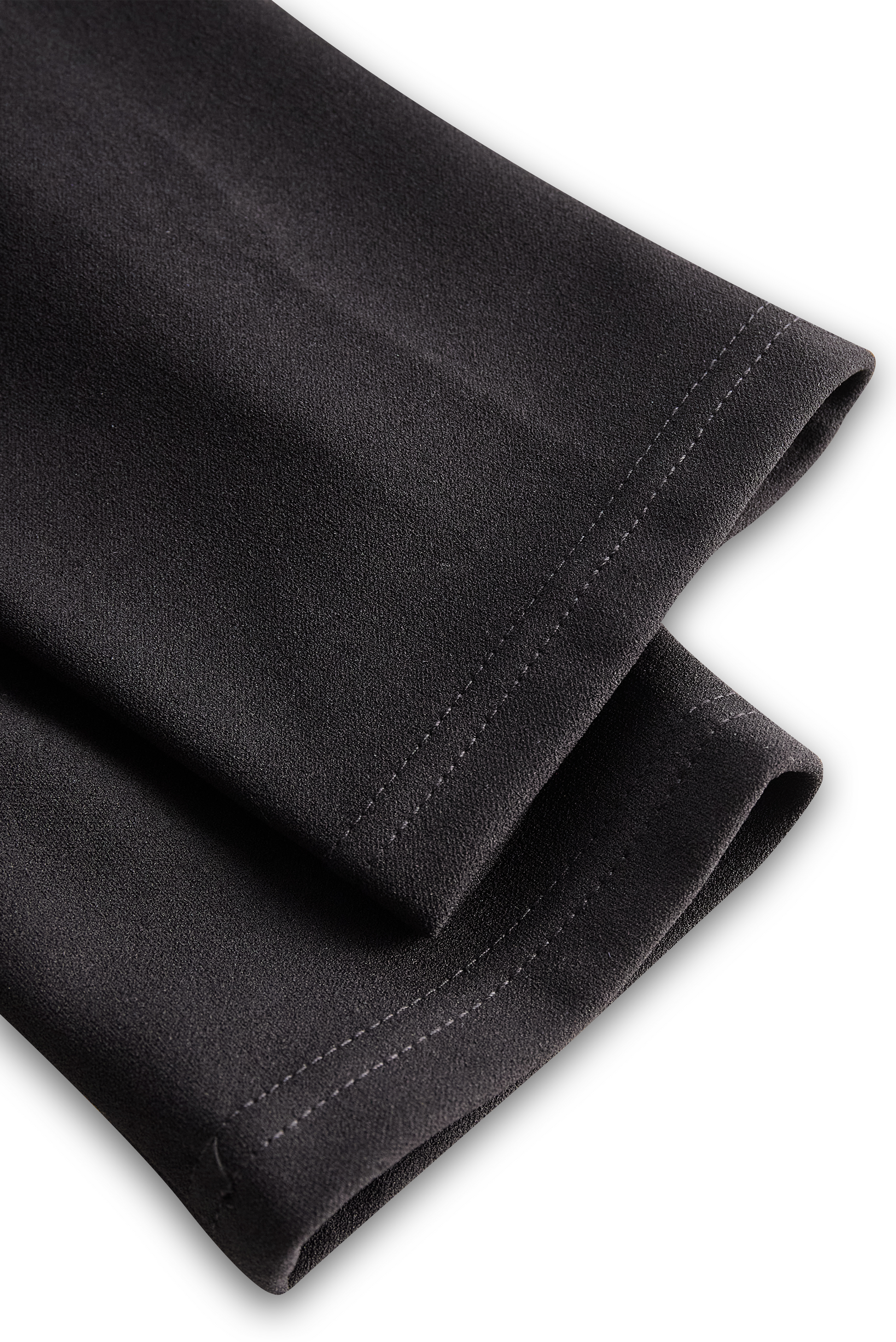 Claribel Refined Midi Dress — Mock Wrap Pencil Silhouette 14