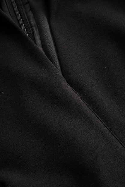 Claribel Refined Midi Dress — Mock Wrap Pencil Silhouette 20