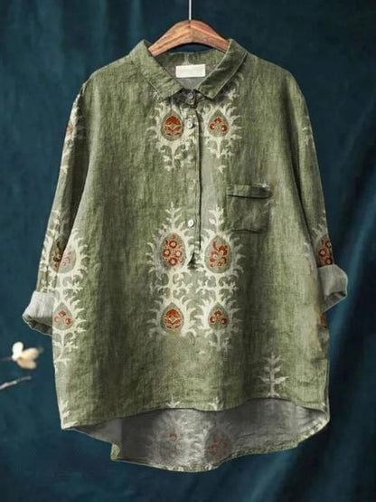Monette Floral Blouse — Lightweight Feminine Everyday Top 16