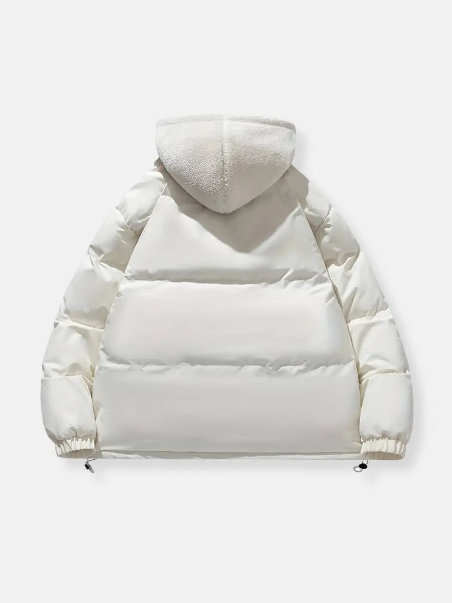 Women's Fleece-Lined Zip-Up Winter Jacket — Hooded Quilted Coat 8