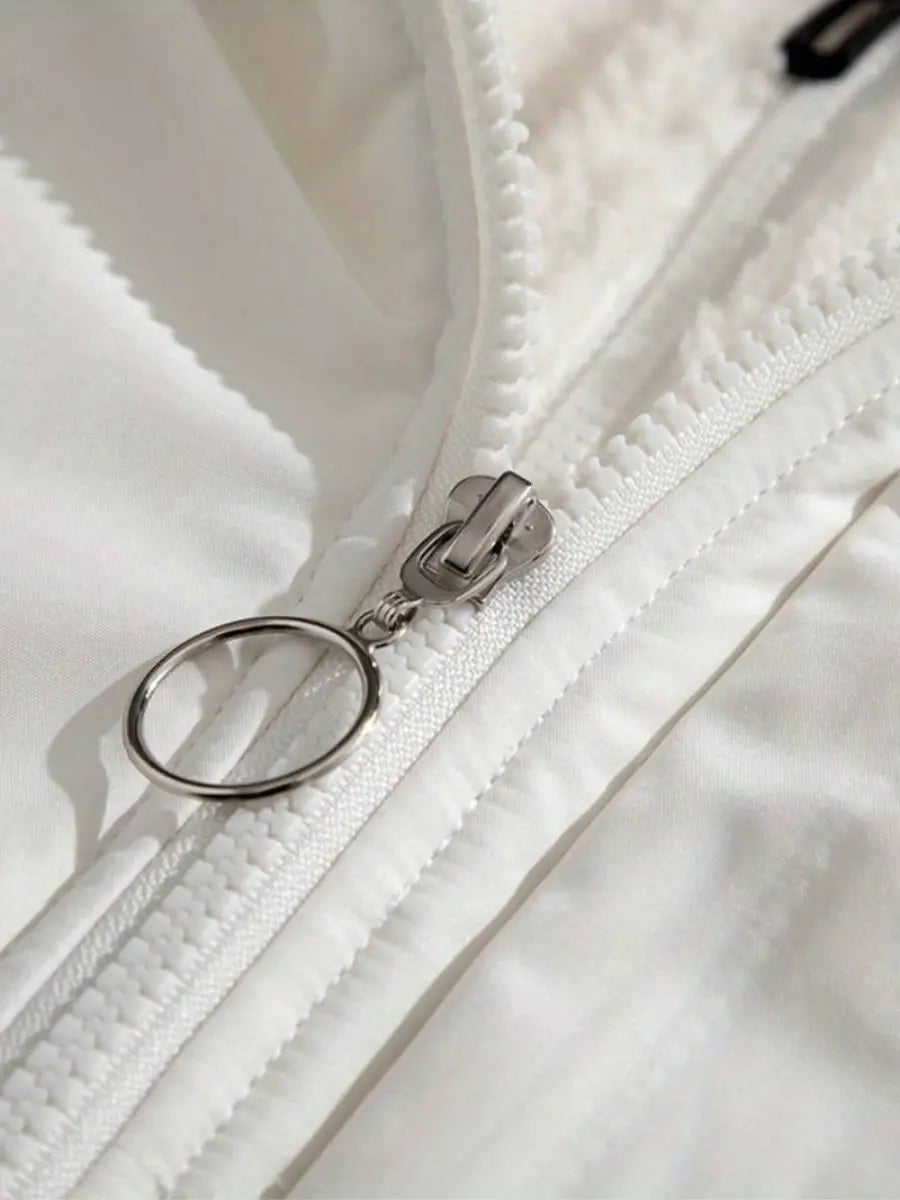 Women's Fleece-Lined Zip-Up Winter Jacket — Hooded Quilted Coat 9