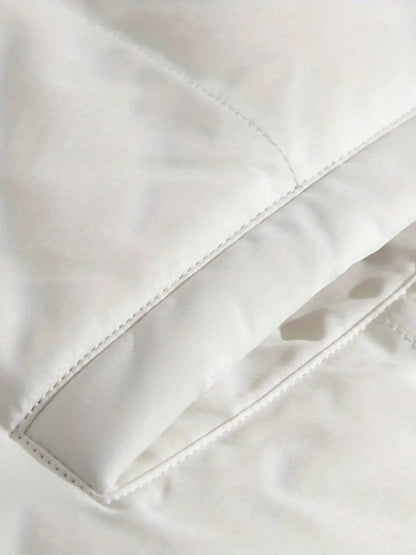 Women's Fleece-Lined Zip-Up Winter Jacket — Hooded Quilted Coat 10