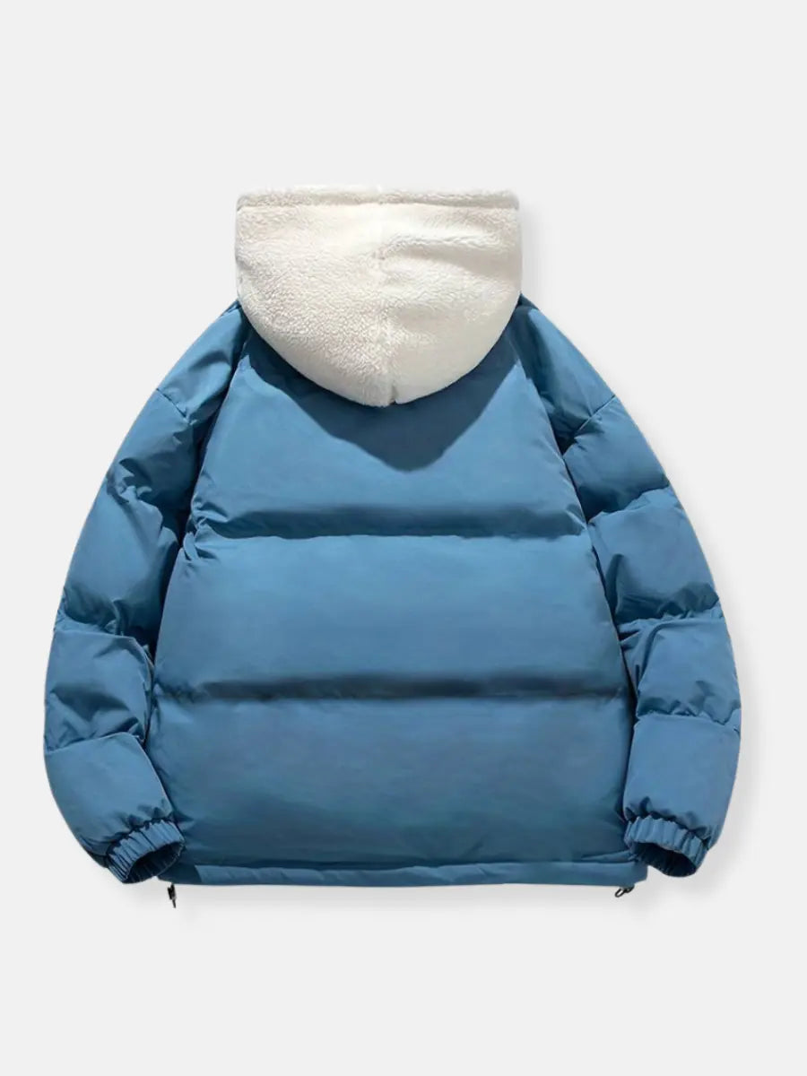 Women's Fleece-Lined Zip-Up Winter Jacket — Hooded Quilted Coat 12