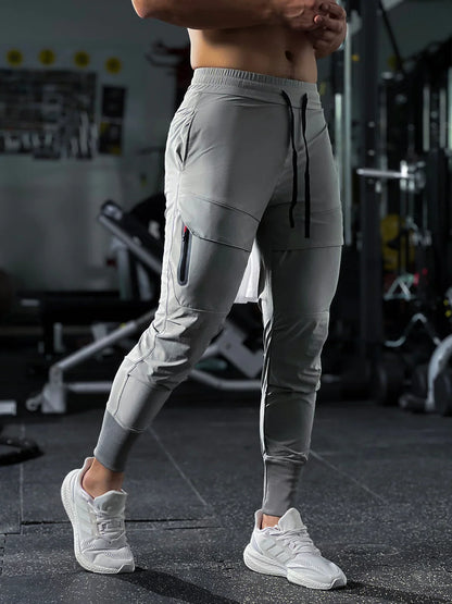 Men's Athletic Training Pants — Stretch Moisture-Wicking Fit 1