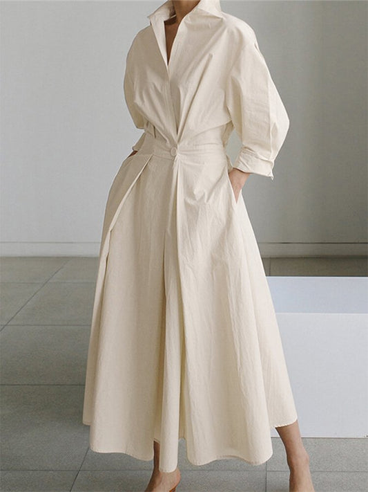 Eden Elegant Long Dress — Flowing Silhouette for Women 1