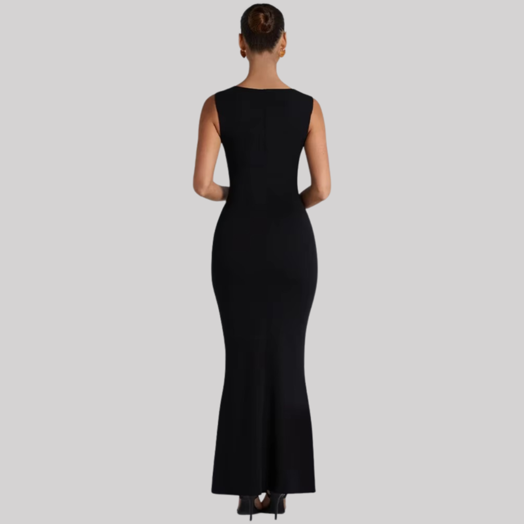 Elegant Maxi Dresses for Women | Black Bodycon Style with Comfortable Fit | Perfect for Formal Events