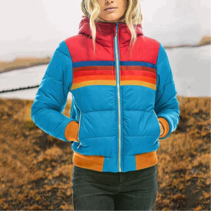 Women's Quilted Puffer Jacket — Windproof Winter Coat 2