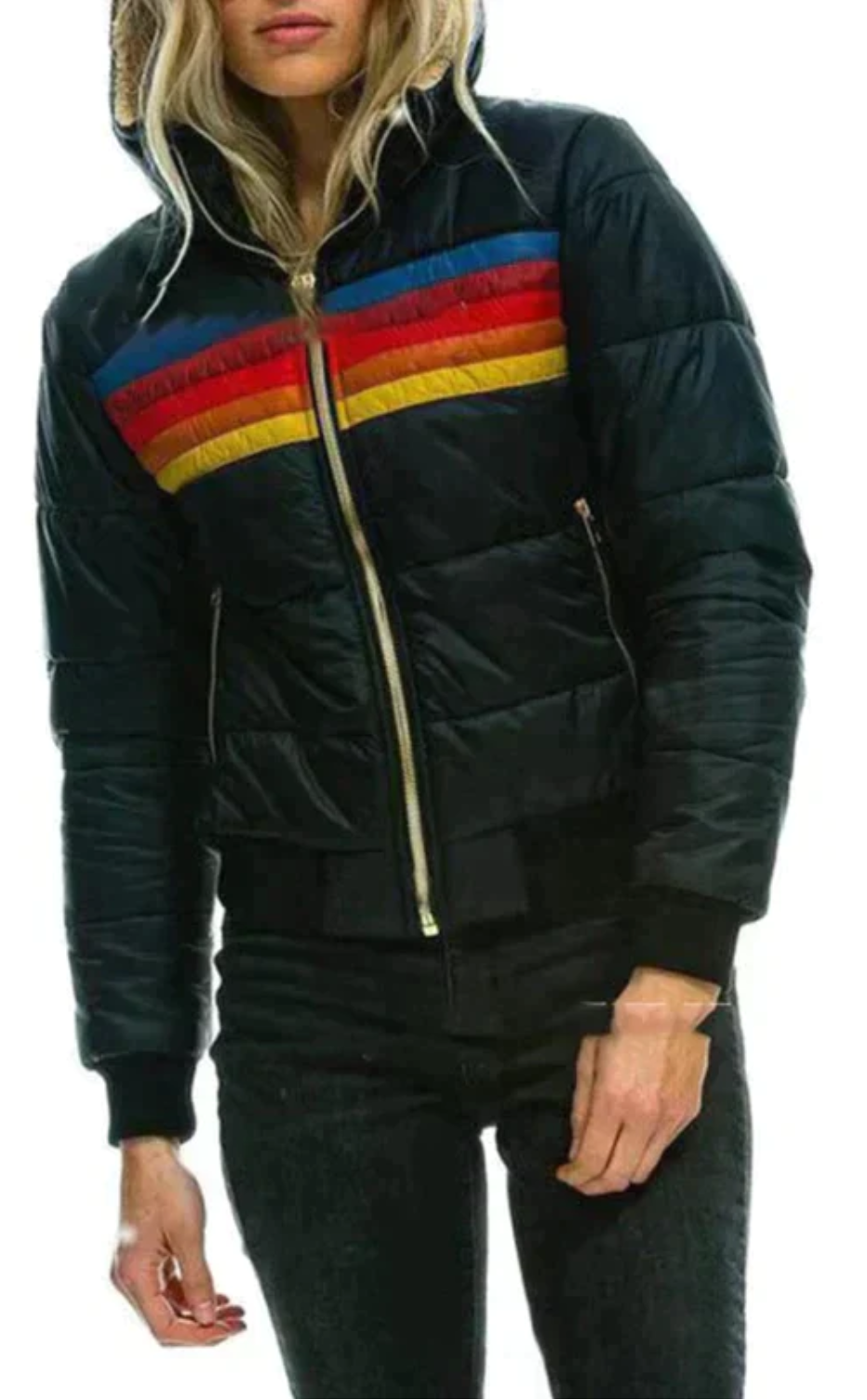 Women's Quilted Puffer Jacket — Windproof Winter Coat 3