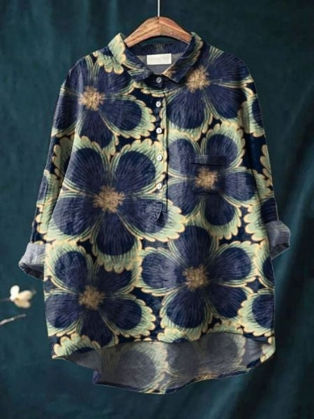 Monette Floral Blouse — Lightweight Feminine Everyday Top 7