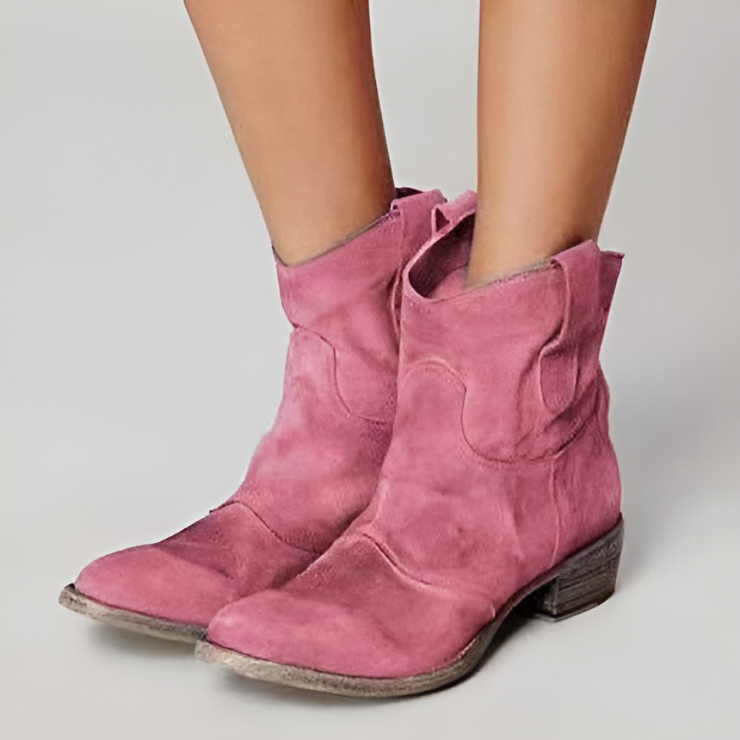 Women's Suede Ankle Boots — Cushioned & Versatile 8