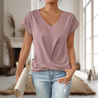 Sweetheart Neck T-Shirt for Women — Lightweight & Breathable 2
