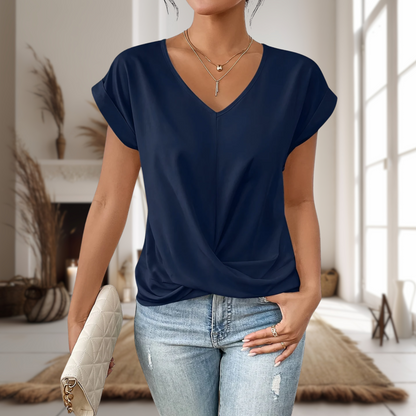 Sweetheart Neck T-Shirt for Women — Lightweight & Breathable 5