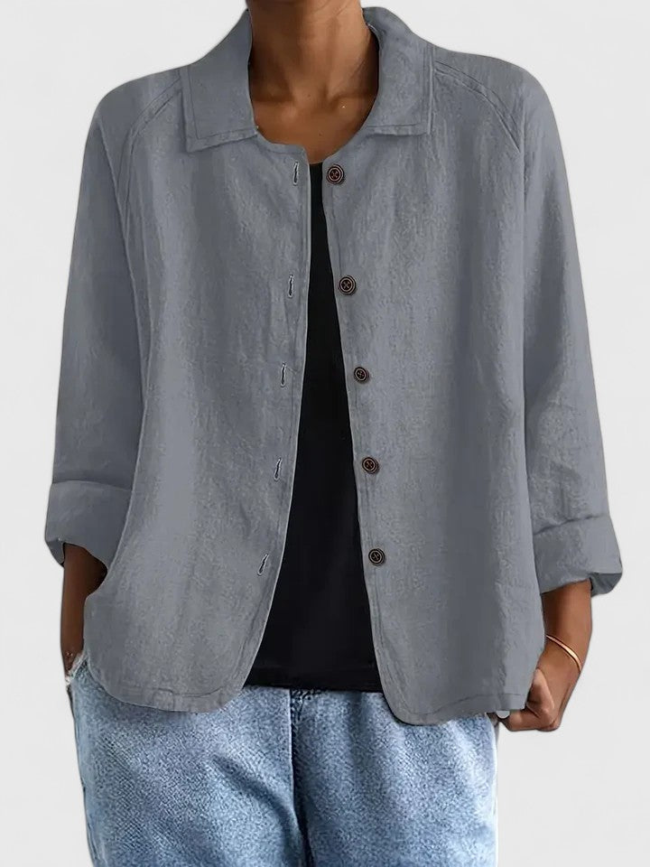 Women's Loose Fit Open-Front Layering Top — 13 Colors 3