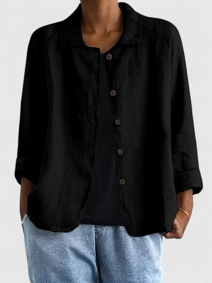 Women's Loose Fit Open-Front Layering Top — 13 Colors 4