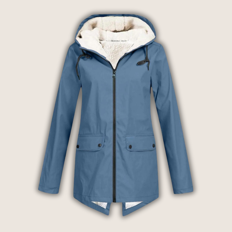 Women's Windproof Waterproof Rain Jacket — Adjustable Hood 6