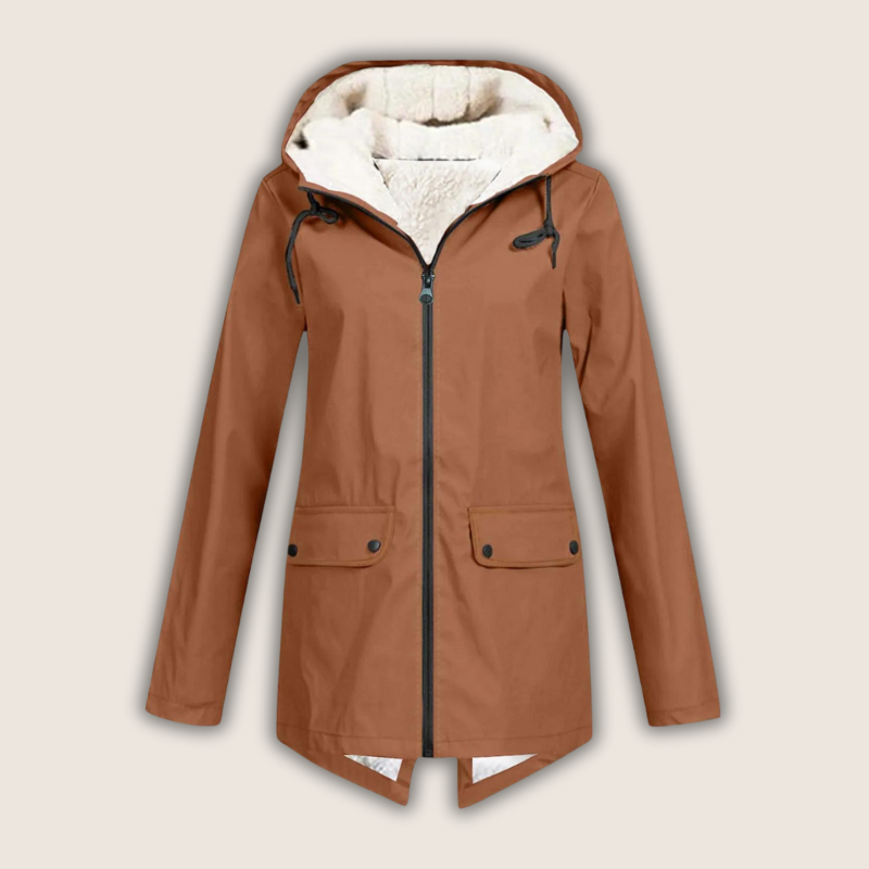 Women's Windproof Waterproof Rain Jacket — Adjustable Hood 8