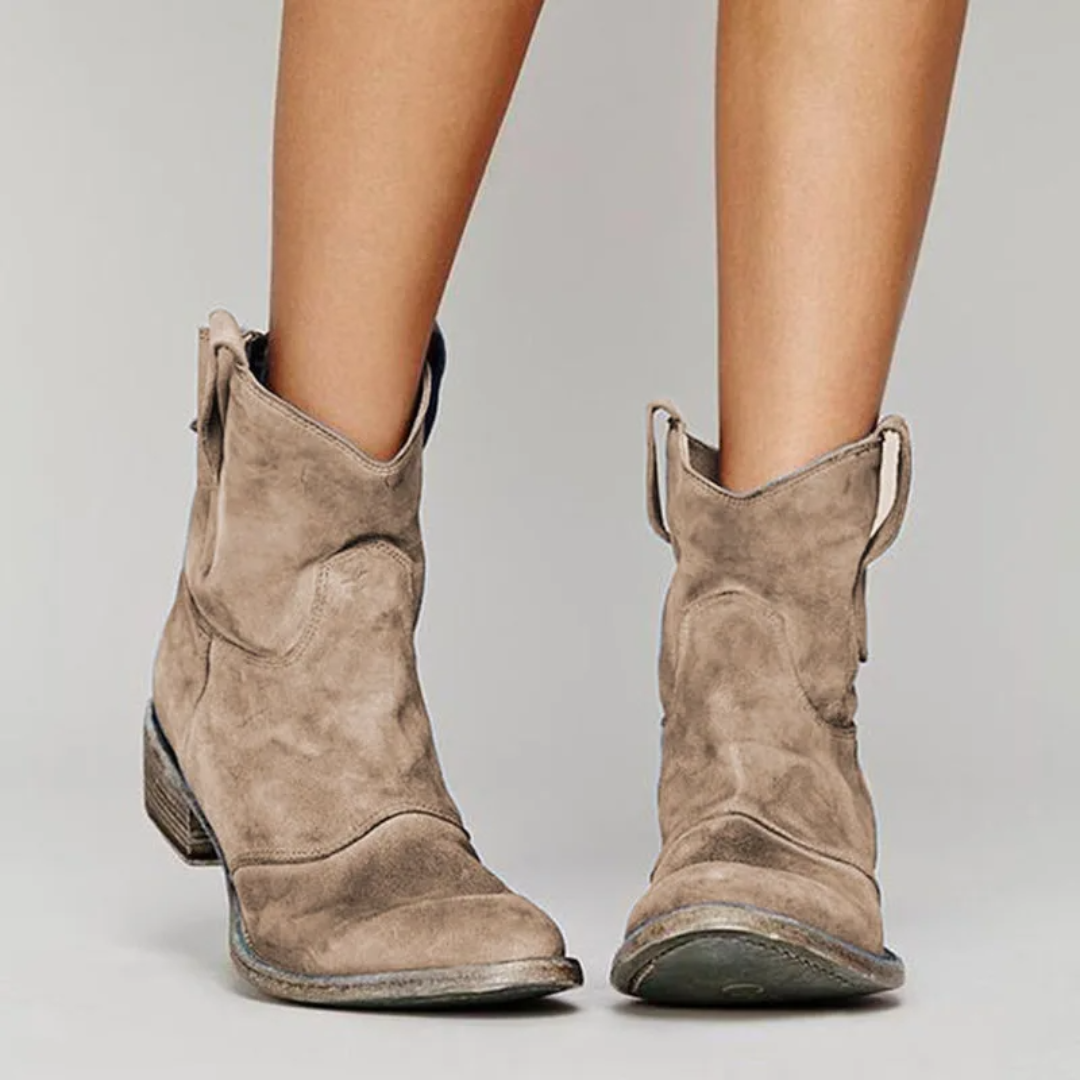 Women's Suede Ankle Boots — Cushioned & Versatile 1