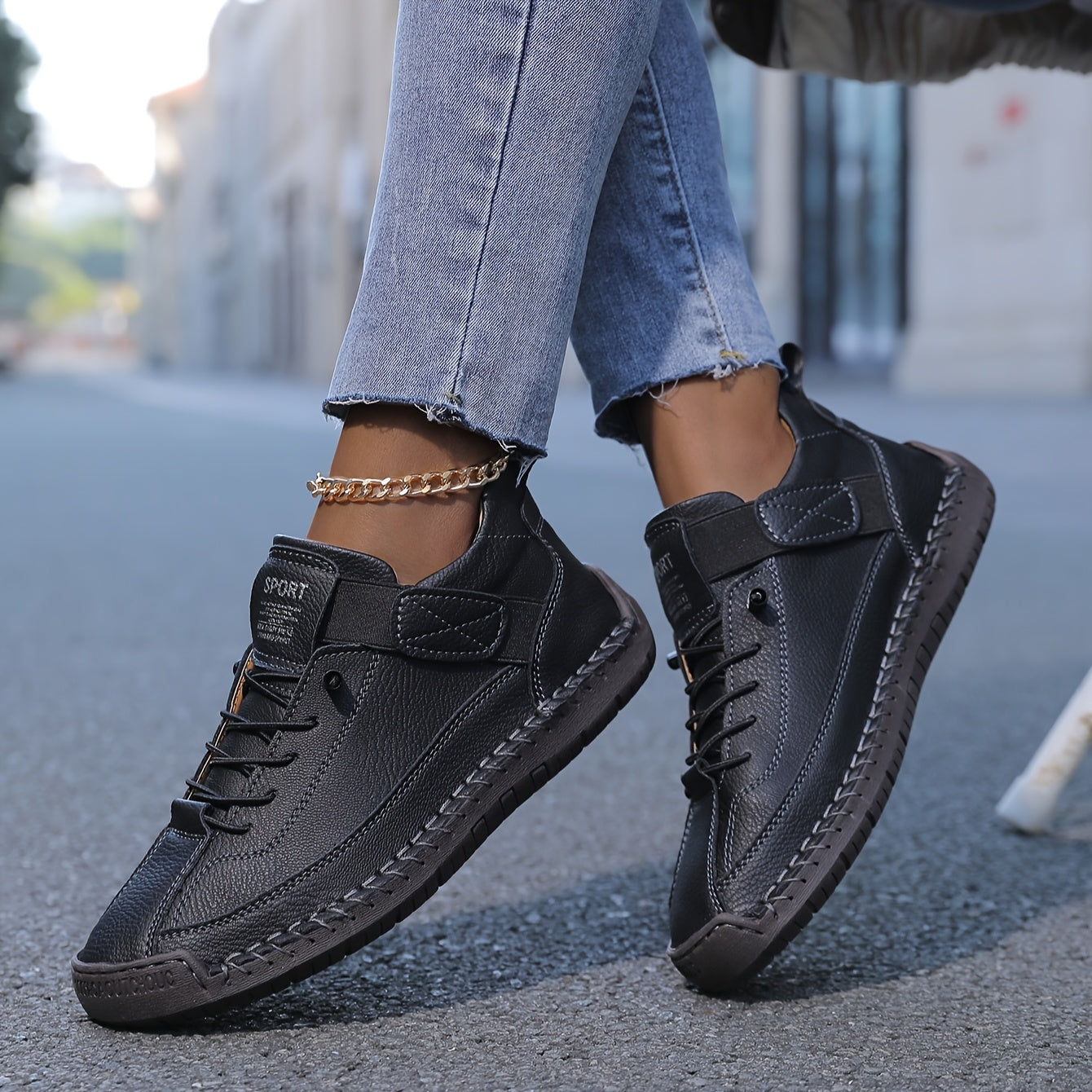 Women's Orthopedic Slip-On Sneaker — Cushioned Velcro Fit 3