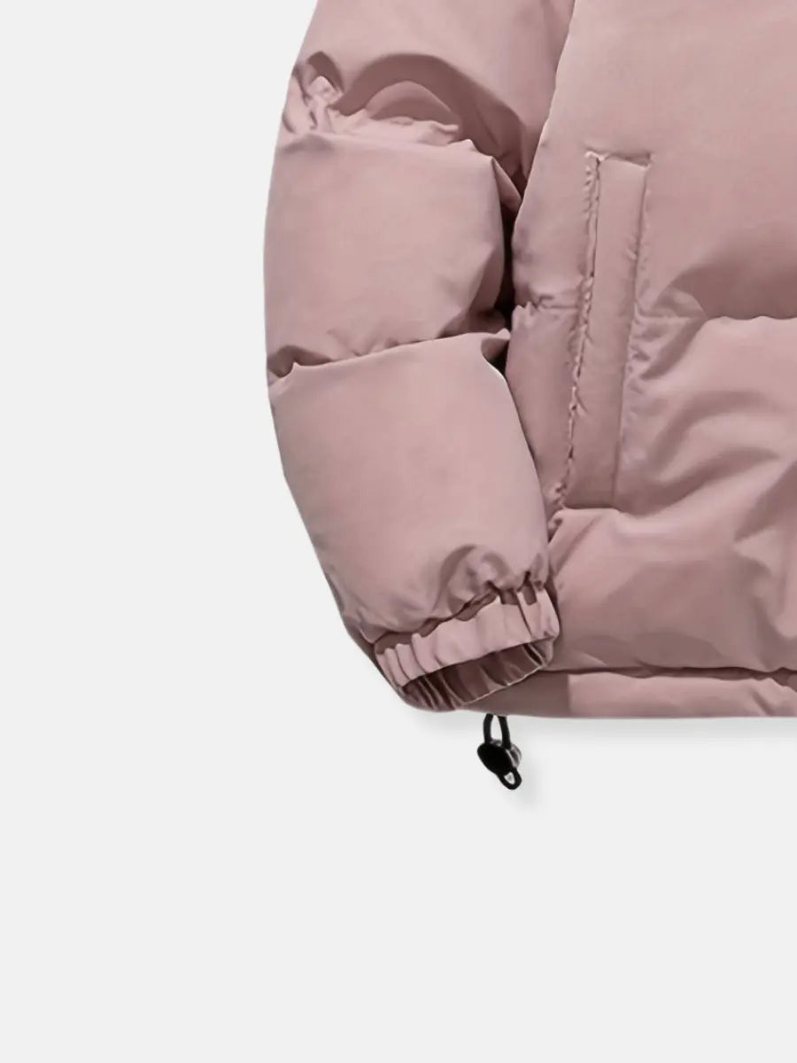 Women's Fleece-Lined Zip-Up Winter Jacket — Hooded Quilted Coat 6