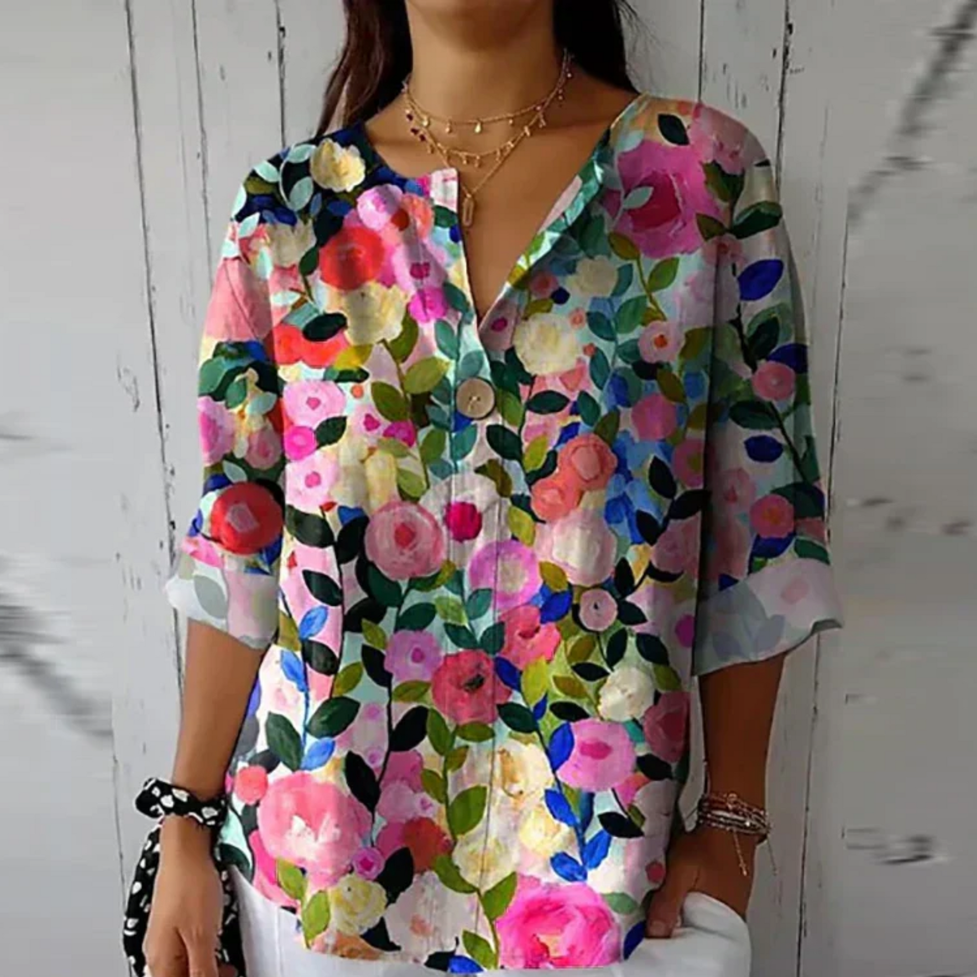 Arlene™ Chic Floral Print Blouse — Lightweight & Feminine 6