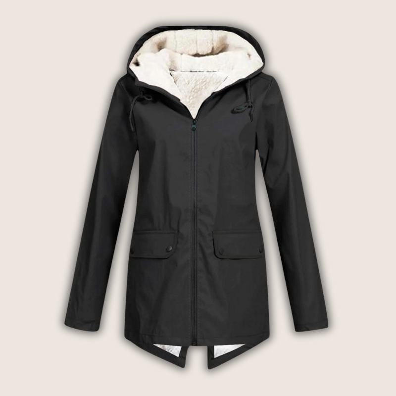Women's Windproof Waterproof Rain Jacket — Adjustable Hood 5