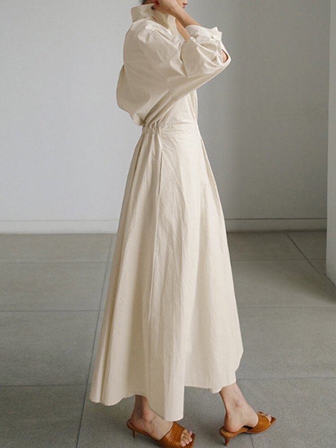 Eden Elegant Long Dress — Flowing Silhouette for Women 3