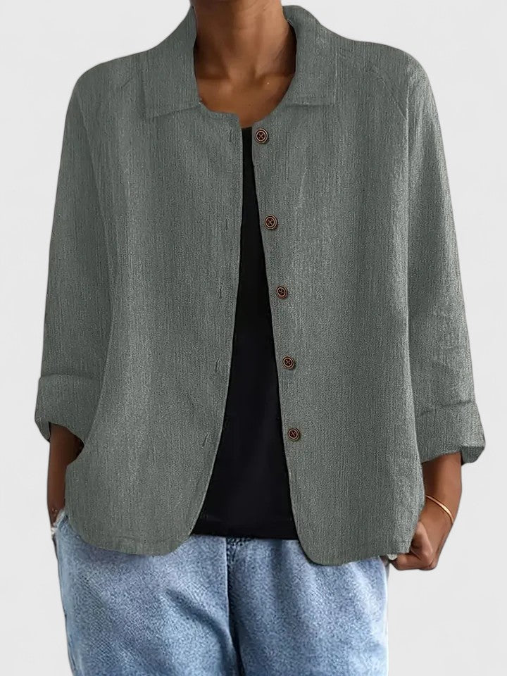 Women's Loose Fit Open-Front Layering Top — 13 Colors 5