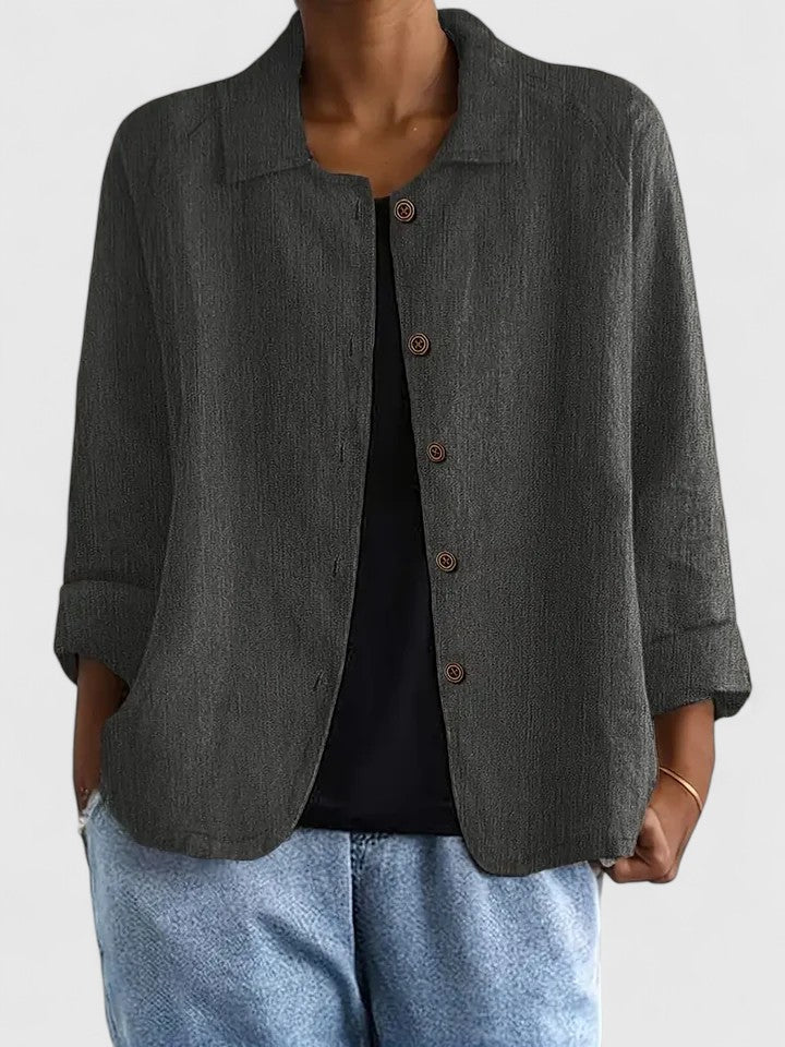 Women's Loose Fit Open-Front Layering Top — 13 Colors 6