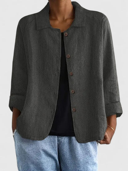 Women's Loose Fit Open-Front Layering Top — 13 Colors 6