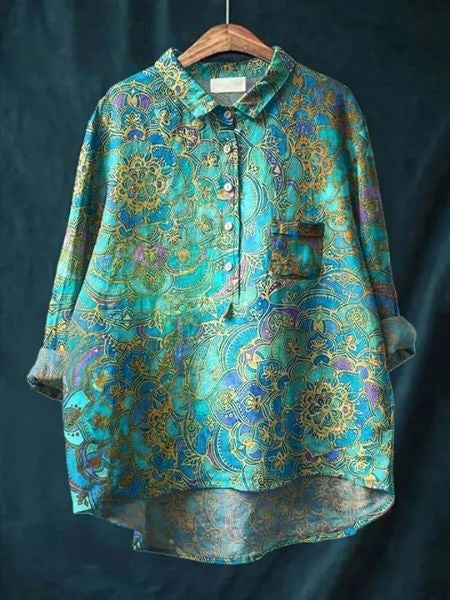 Monette Floral Blouse — Lightweight Feminine Everyday Top 11