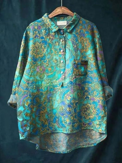 Monette Floral Blouse — Lightweight Feminine Everyday Top 11