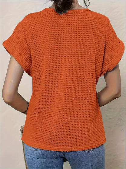 Women's Blouse with Decorative Crochet-Style Neckline Detail 8