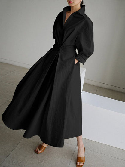 Eden Elegant Long Dress — Flowing Silhouette for Women 5