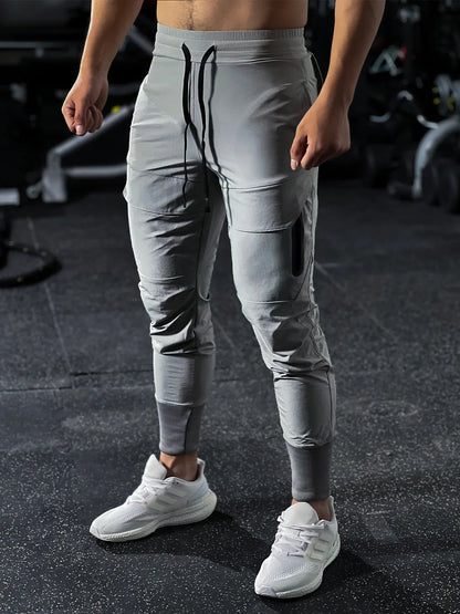 Men's Athletic Training Pants — Stretch Moisture-Wicking Fit 4