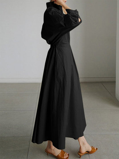 Eden Elegant Long Dress — Flowing Silhouette for Women 6