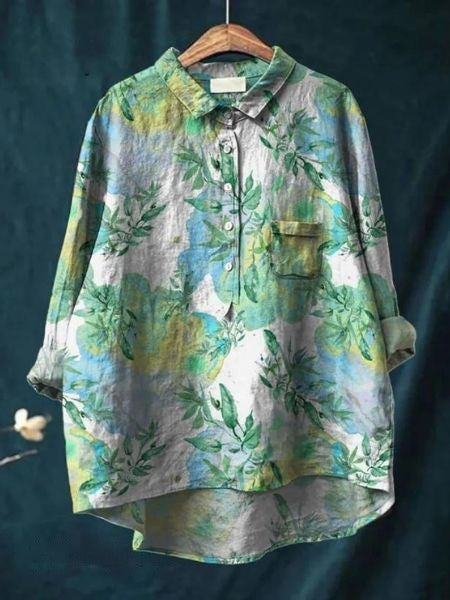 Monette Floral Blouse — Lightweight Feminine Everyday Top 14