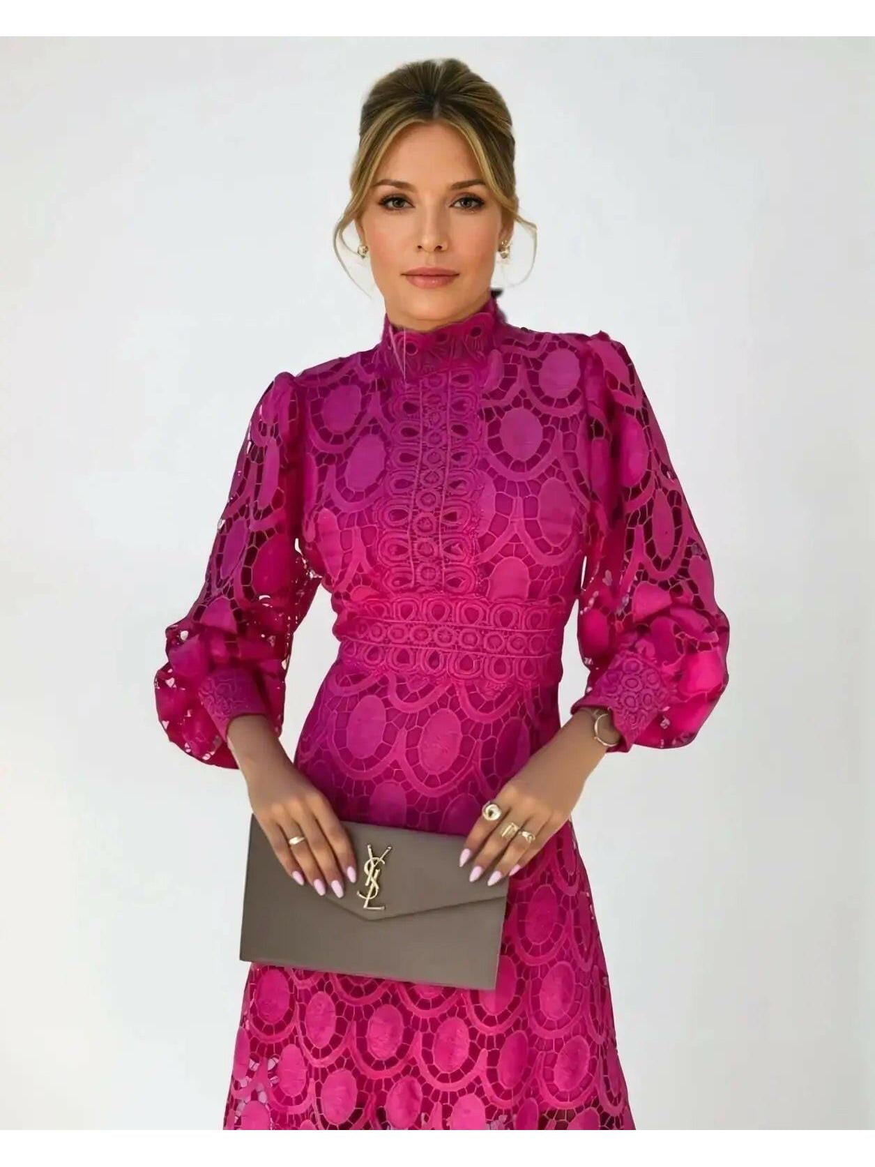 Amélie | White Lace Dress for Women with Intricate Detailing | Elegant Party Dress for Any Occasion
