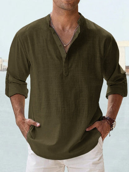 Brent Collection | Men's Casual Dress Shirt with Relaxed Fit & Wrinkle-Resistant Fabric | Effortless Style for All-Day Comfort