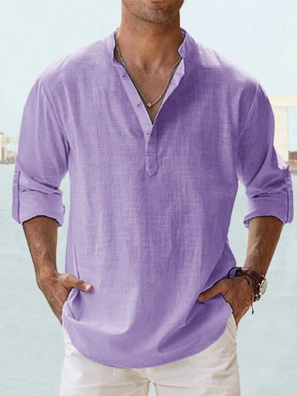 Brent Collection | Men's Casual Dress Shirt with Relaxed Fit & Wrinkle-Resistant Fabric | Effortless Style for All-Day Comfort