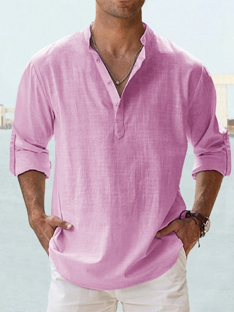 Brent Collection | Men's Casual Dress Shirt with Relaxed Fit & Wrinkle-Resistant Fabric | Effortless Style for All-Day Comfort