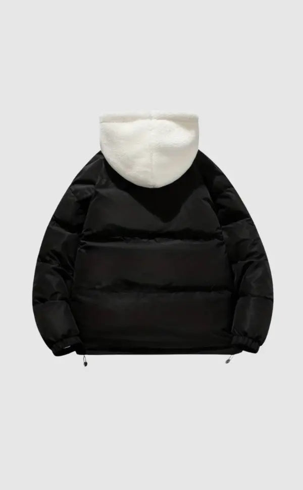 Women's Fleece-Lined Zip-Up Winter Jacket — Hooded Quilted Coat 1