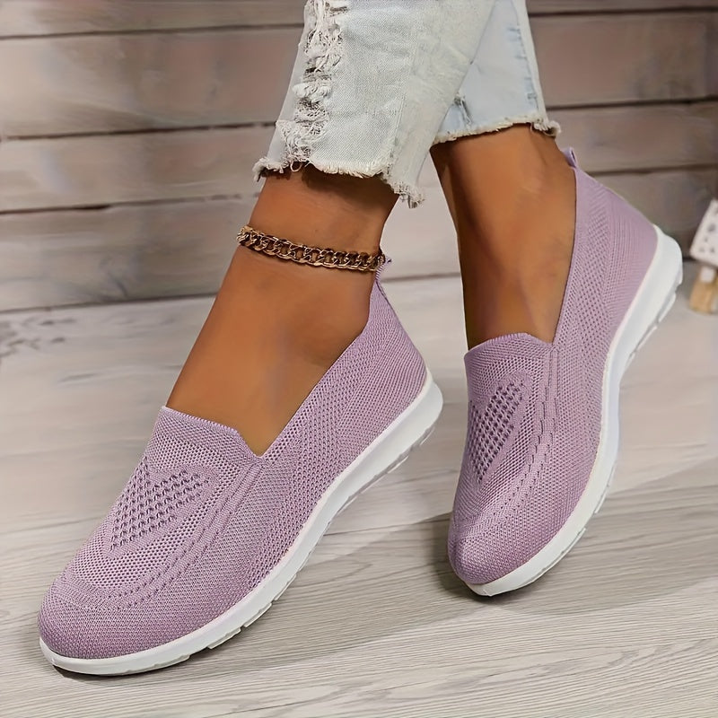 Carla | Women's Breathable Knit Walking Shoes with Slip-On Design | Lightweight & Versatile for All-Day Comfort